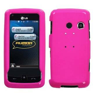 Solid Shocking Pink Phone Protector Faceplate Cover For LG LN510(Rumor 