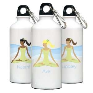  Wedding Favors Personalized Go Girl Meditate Water Bottle 