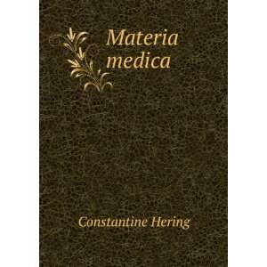  Materia medica Constantine Hering Books