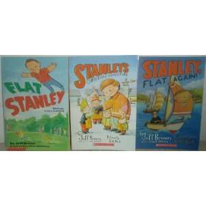    Set of 3 FLAT STANLEY Chapter Books by Jeff Brown 