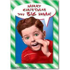  Funny Merry Christmas Card You Big Homo Humor Greeting Ron 