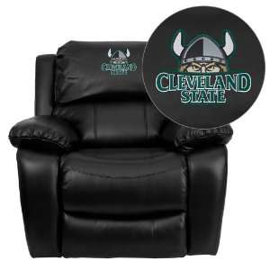 Flash Furniture Cleveland State University Vikings Embroidered Black 