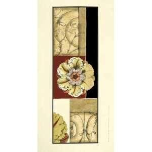  Rosette Composition V by Jennifer Goldberger. Size 10.38 X 