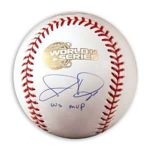  Jermaine Dye Signed 2005 WS Baseball MVP Sports 