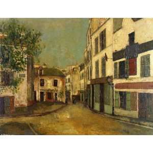   Utrillo   32 x 24 inches   Tertre Square in Montmartre