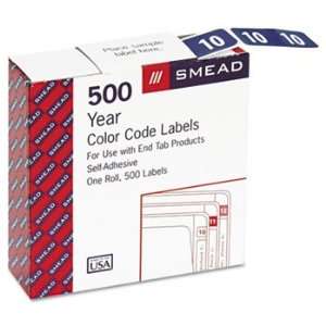  Smead 68310   Jeter Compatible Year 2010 Labels, 3/4 x 1 1 