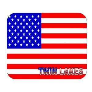  US Flag   Twin Lakes, Colorado (CO) Mouse Pad Everything 