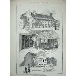  1889 Slyfield House Surrey Bedroom Outbuildings Farm
