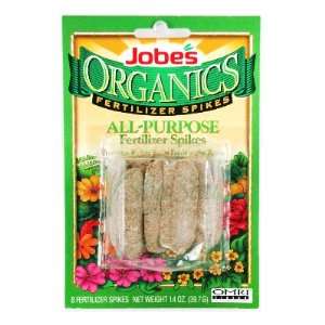  JOBES Organics All Purpose Fertilizer Spikes Patio, Lawn 