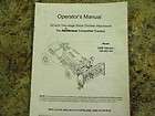 MTD SNOWBLOWER ATTACHMENT OWNERS MANUAL 190 823