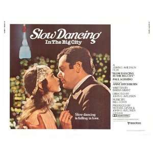  Slow Dancing in the Big City Original Movie Poster, 28 x 