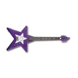  Daisy Rock Star Artist Guitar, Cosmic Purple Musical 