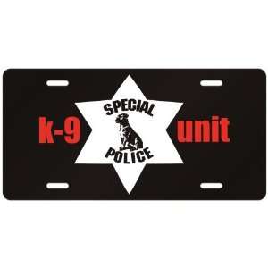  New  Cane Corso / K 9 Unit  License Plate Dog