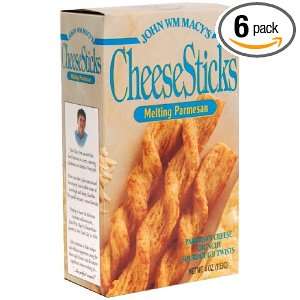 John Macy CheeseSticks, Melting Parmesan, 4 ounces (Pack of6)  
