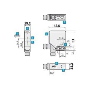  ABB, S801U B20, 804325372510, MCB S800 1P B 20A, S801UB20 