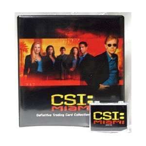  CSI Miami Series 2   Trading Card Binder and 72 Card Base 