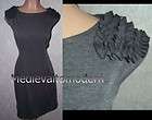 Gray Stud Shoulder All Occasion Stretch Dress NEW 1X  