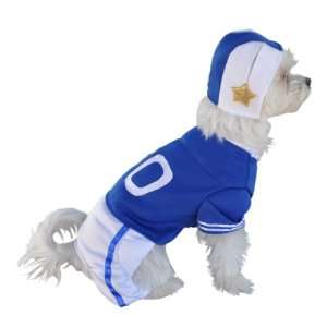   Accessories Blue Football Jersey Dog Costume, 12 Inch