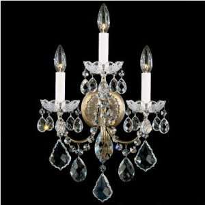New Orleans Three Light Wall Sconce Finish / Crystal Color Tourmaline 