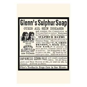  Glenns Sulphur Soap , 24x32