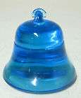 Bell System cobalt blue glass bell paperweight  