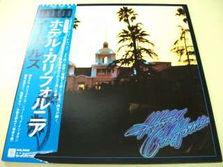 EAGLES Hotel California JAPAN LP 1st Press P 10221Y OBI  