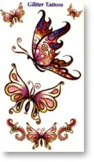  Glitter Enchanted Butterfly Tattoos #9 Clothing