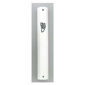  Mezuzah Made of Metal White 12cm Mezuza