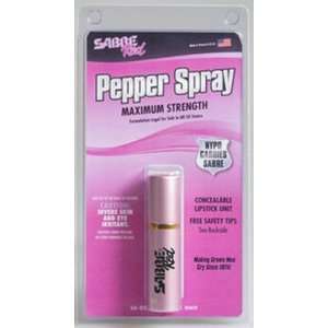  Lipstick Pepper Spray Case 0.75 Oz 10 Bursts 10 Feet Powerful Stream