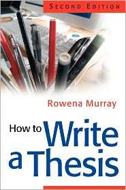  Thesis, (0335219683), Rowena Murray, Textbooks   