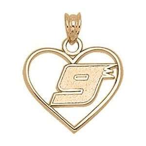 LogoArt Kasey Kahne 10K Heart Pendant   KASEY KAHNE One Size  