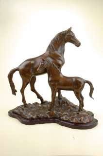 Bronze Horse Colt Sculpture Western Horses Statue  