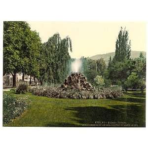   Fountain,Lichtentaler Allee,Baden Baden,Baden,Germany