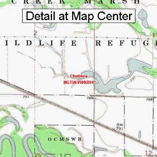 USGS Topographic Quadrangle Map   Chelsea, Iowa (Folded/Waterproof 