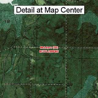  USGS Topographic Quadrangle Map   McIntyre (TB), Florida 