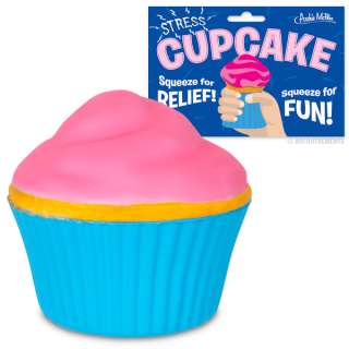 Stress Cupcake, Soft Foam Rubber, Save Real Ones to Eat  