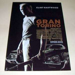 GRAN TORINO PP SIGNED 12X8 POSTER CLINT EASTWOOD  