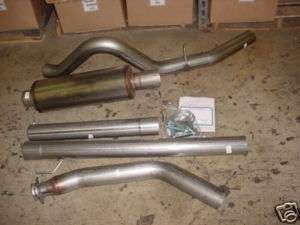 Stainless 4 Turbo back Diesel exhaust 94 00 GM 6.5L  