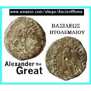  204 BC. ALEXANDER THE GREAT WEARING AN ELEPHANT TRUNK Head 