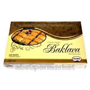 Turkish Baklava With Pistachios 1 lbs Grocery & Gourmet Food
