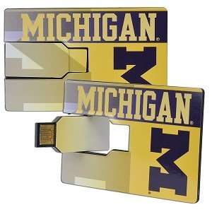 1GB USB University of Michigan Wolverines Credit Card Style Flash 