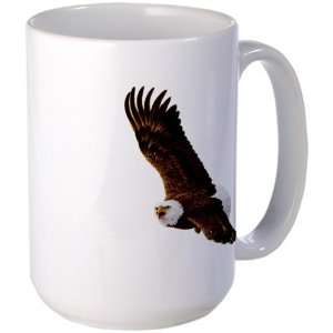    Large Mug Coffee Drink Cup Bald Eagle Flying 