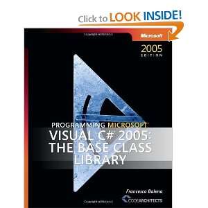   Class Library (Pro Developer) [Paperback] Francesco Balena Books