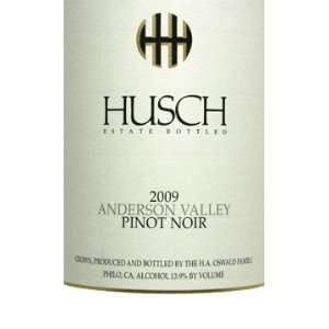  2009 Husch Pinot Noir Anderson Valley 750ml Grocery 