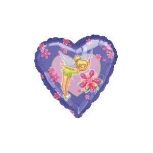  18 Tinker Bell Magic Heart Balloon   Mylar Balloon Foil 