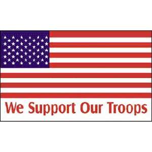    NEOPlex   3 x 5 We Support Our Troops Flag