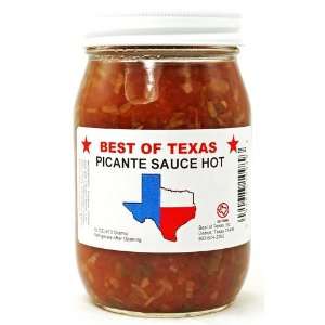 Best of Texas Picante Hot Sauce Grocery & Gourmet Food