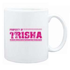 New  Property Of Trisha Retro  Mug Name 