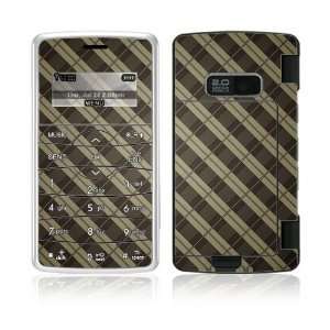  Plaid Decorative Skin Cover Decal Sticker for LG enV2 