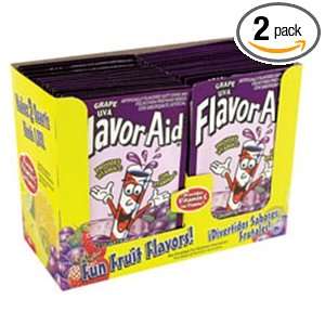 Flavor Aid Drink Mix, Grape, 48 Count Grocery & Gourmet Food